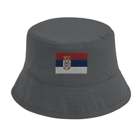 Chapeau bob serbie brodé coton excellente respirabilité