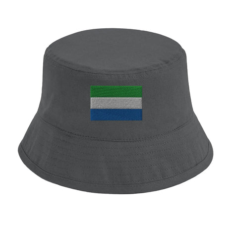 Chapeau bob sierra leone coton brodé léger et tendance