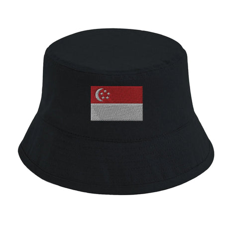 Chapeau bob singapour coton brodé excellente respirabilité