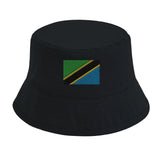 Chapeau bob tanzanie coton brodé couleurs estivales