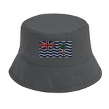 Chapeau bob territoire britannique brodé coton confortable