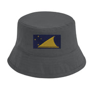 Chapeau bob tokelau brodé coton excellente respirabilité