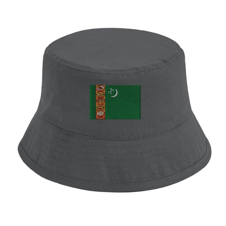 Chapeau bob turkménistan coton brodé couleur estivale