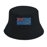 Chapeau bob tuvalu brodé coton excellente respirabilité