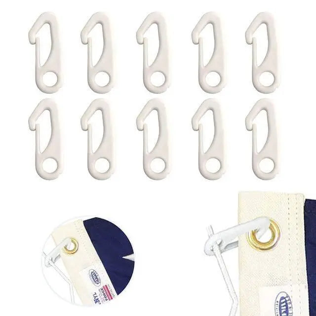 Clips pour mât de drapeau nylon résistance à l’eau france