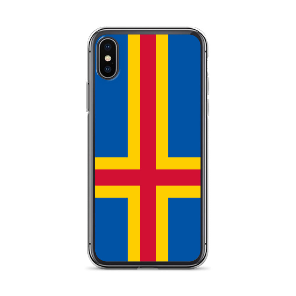 Coque de télephone drapeau åland - pixelforma