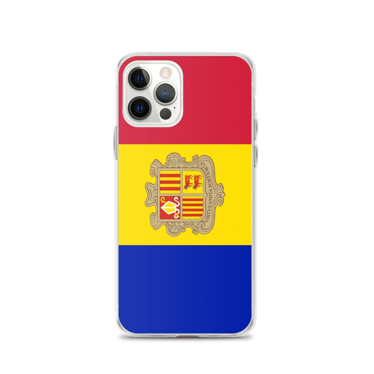 Coque de Télephone Drapeau d'Andorre - Pixelforma