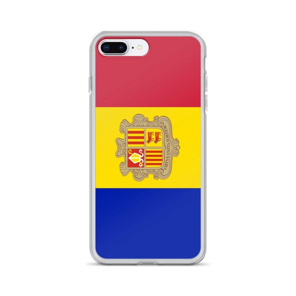 Coque de Télephone Drapeau d'Andorre - Pixelforma