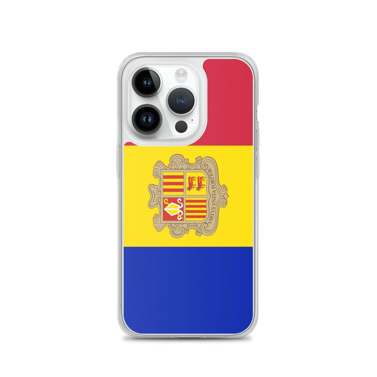 Coque de Télephone Drapeau d'Andorre - Pixelforma