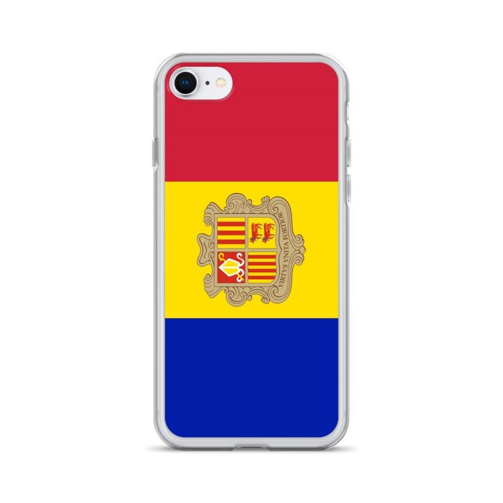 Coque de Télephone Drapeau d'Andorre - Pixelforma