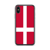 Coque de télephone drapeau danemark - pixelforma