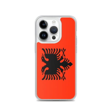 Coque de Télephone Drapeau de l'Albanie - Pixelforma