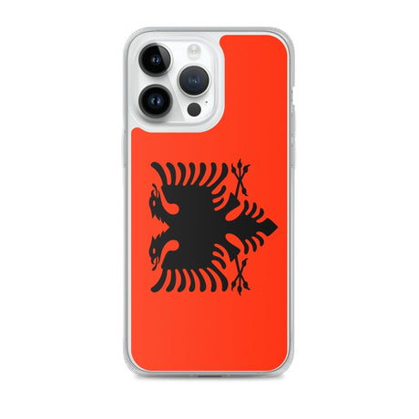 Coque de Télephone Drapeau de l'Albanie - Pixelforma