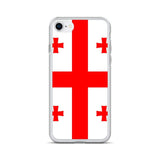 Coque de Télephone Drapeau de la Géorgie - Pixelforma