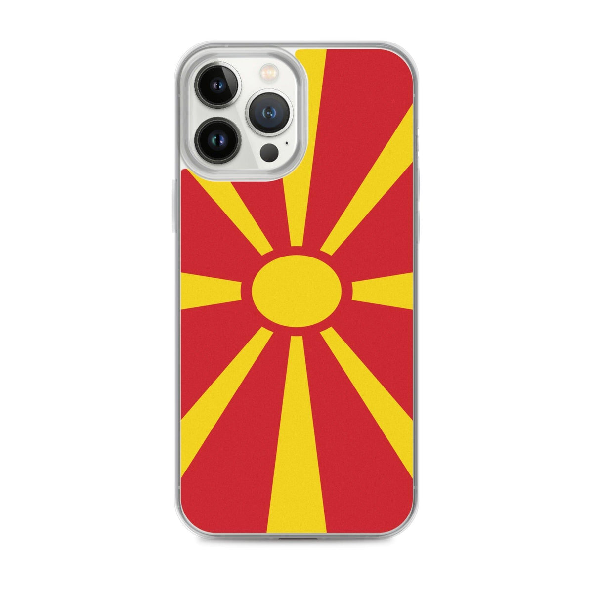 Coque de Télephone Drapeau de la Macédoine du Nord - Pixelforma