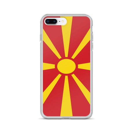 Coque de Télephone Drapeau de la Macédoine du Nord - Pixelforma