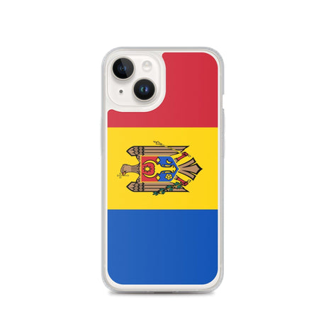 Coque de Télephone Drapeau de la Moldavie - Pixelforma