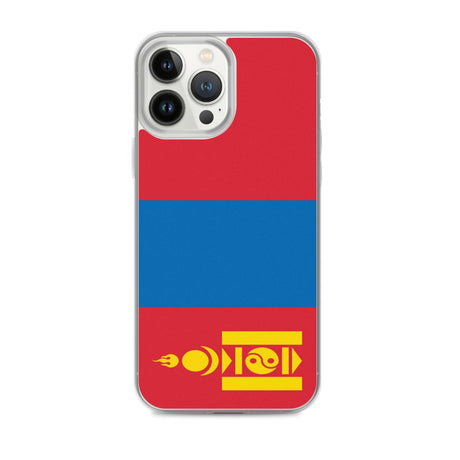 Coque de Télephone Drapeau de la Mongolie - Pixelforma