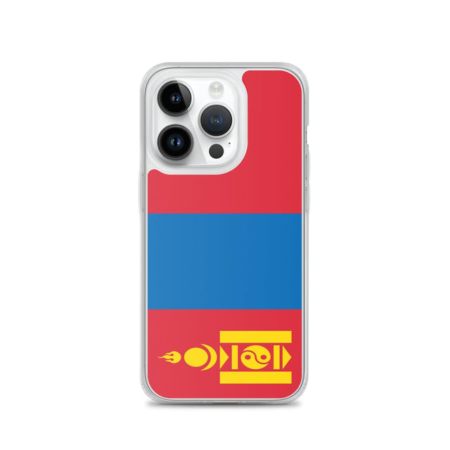 Coque de Télephone Drapeau de la Mongolie - Pixelforma