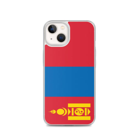 Coque de Télephone Drapeau de la Mongolie - Pixelforma