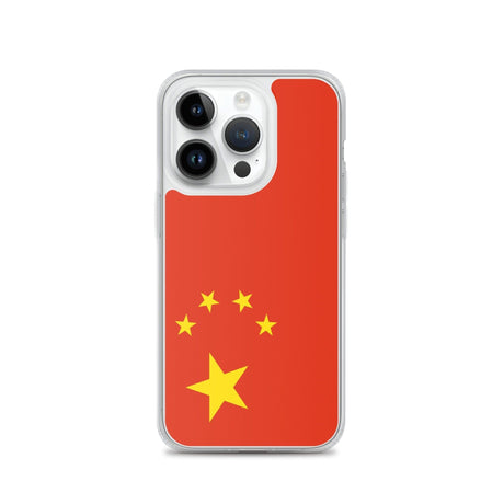 Coque de Télephone Drapeau de la république populaire de Chine - Pixelforma