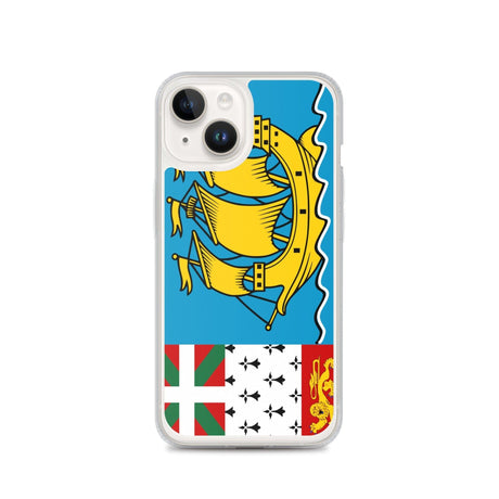 Coque de Télephone Drapeau de Saint-Pierre-et-Miquelon - Pixelforma