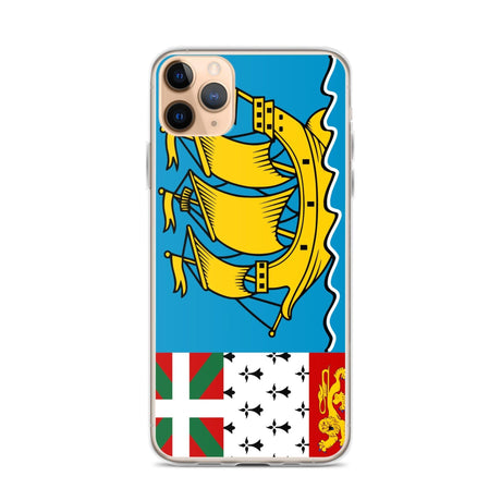 Coque de Télephone Drapeau de Saint-Pierre-et-Miquelon - Pixelforma