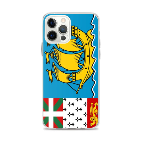 Coque de Télephone Drapeau de Saint-Pierre-et-Miquelon - Pixelforma