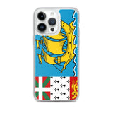 Coque de Télephone Drapeau de Saint-Pierre-et-Miquelon - Pixelforma