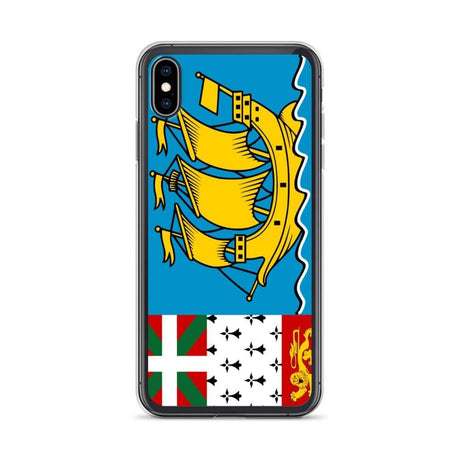 Coque de Télephone Drapeau de Saint-Pierre-et-Miquelon - Pixelforma