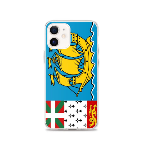 Coque de Télephone Drapeau de Saint-Pierre-et-Miquelon - Pixelforma