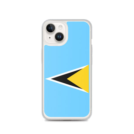 Coque de Télephone Drapeau de Sainte-Lucie - Pixelforma