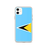 Coque de Télephone Drapeau de Sainte-Lucie - Pixelforma