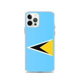 Coque de Télephone Drapeau de Sainte-Lucie - Pixelforma