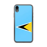 Coque de Télephone Drapeau de Sainte-Lucie - Pixelforma