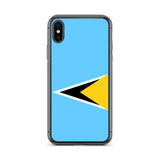 Coque de Télephone Drapeau de Sainte-Lucie - Pixelforma