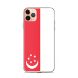 Coque de Télephone Drapeau de Singapour - Pixelforma