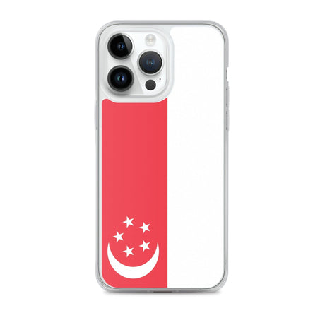 Coque de Télephone Drapeau de Singapour - Pixelforma