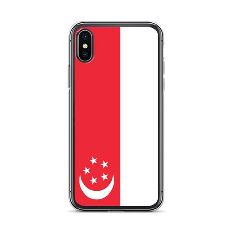 Coque de Télephone Drapeau de Singapour - Pixelforma