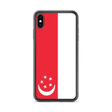 Coque de Télephone Drapeau de Singapour - Pixelforma