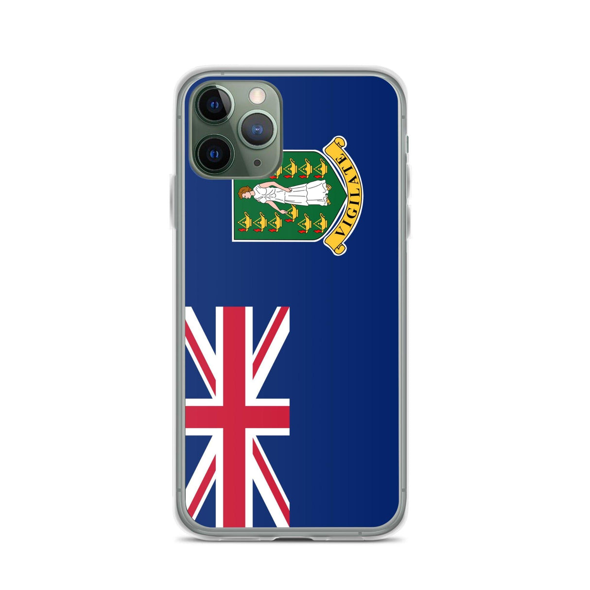 Coque de Télephone Drapeau des îles Vierges britanniques - Pixelforma