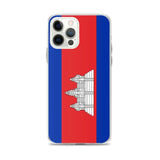 Coque de Télephone Drapeau du Cambodge - Pixelforma 