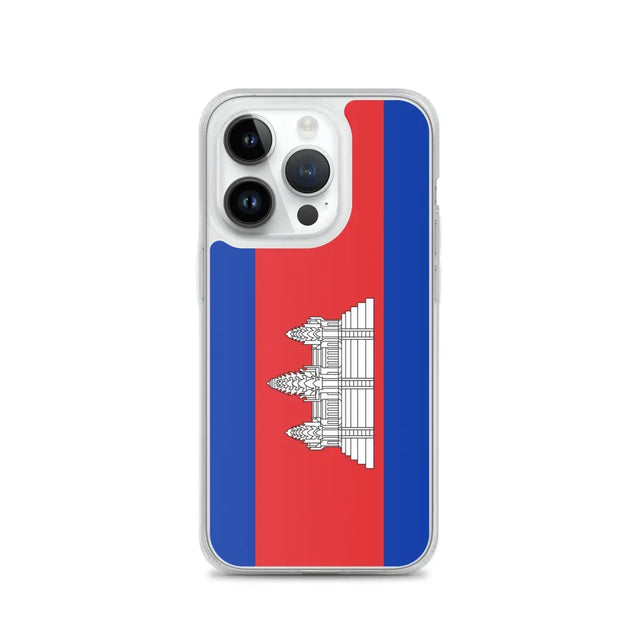 Coque de Télephone Drapeau du Cambodge - Pixelforma 