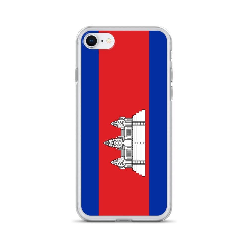 Coque de Télephone Drapeau du Cambodge - Pixelforma