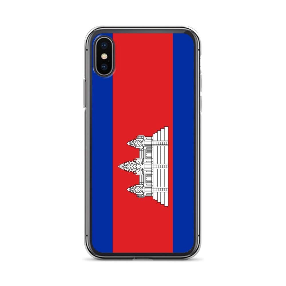 Coque de Télephone Drapeau du Cambodge - Pixelforma