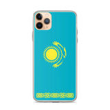 Coque de télephone drapeau du kazakhstan - pixelforma