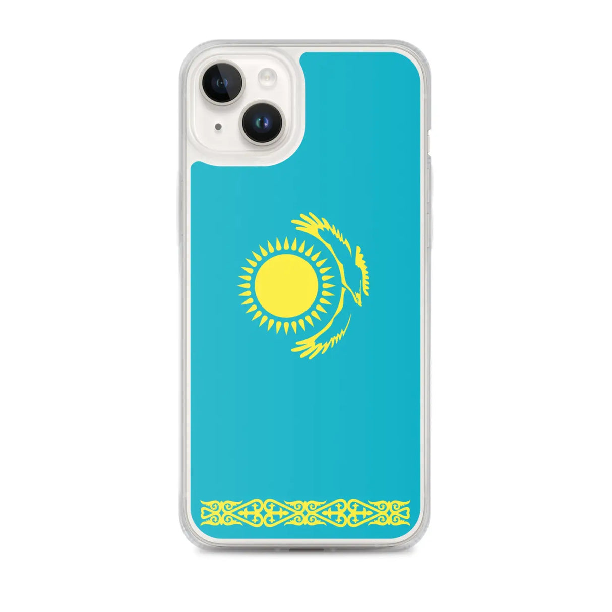 Coque de télephone drapeau du kazakhstan - pixelforma