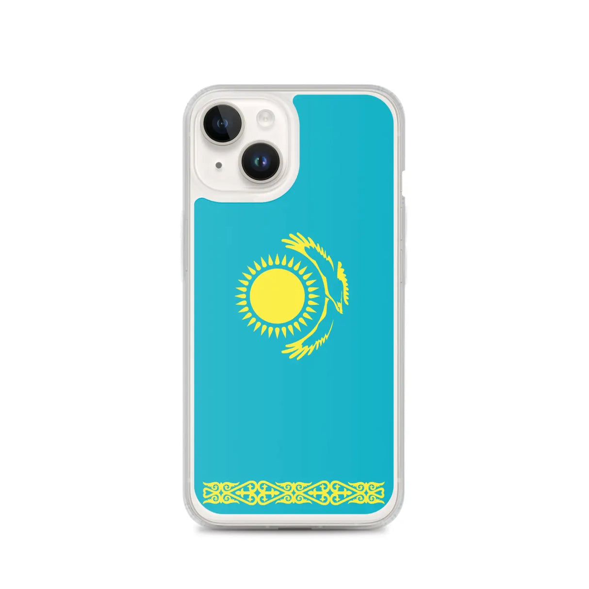 Coque de télephone drapeau du kazakhstan - pixelforma