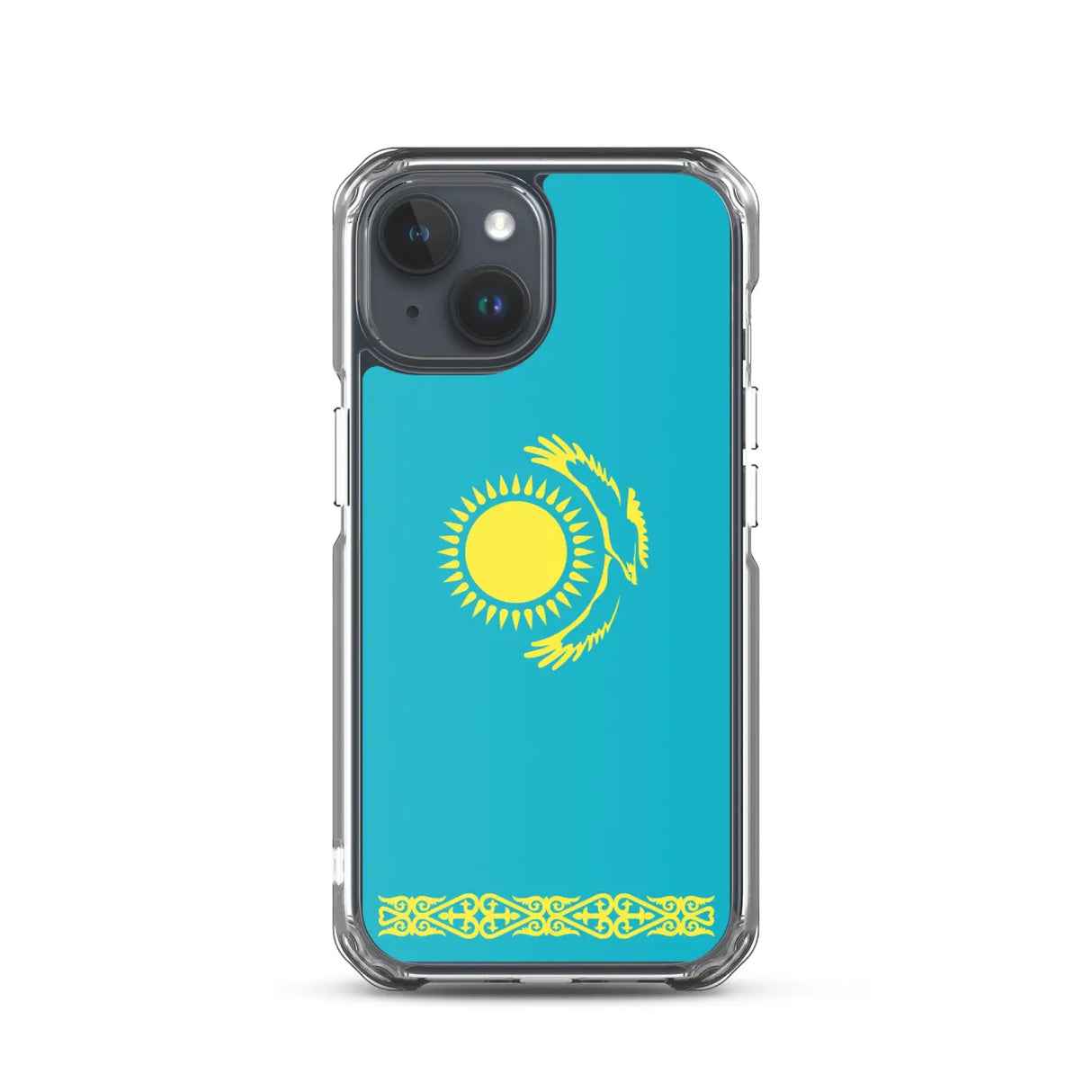 Coque de télephone drapeau du kazakhstan - pixelforma