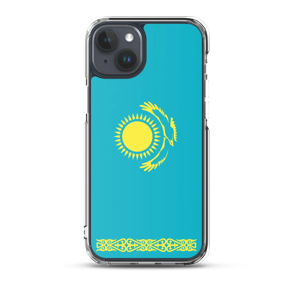 Coque de télephone drapeau du kazakhstan - pixelforma